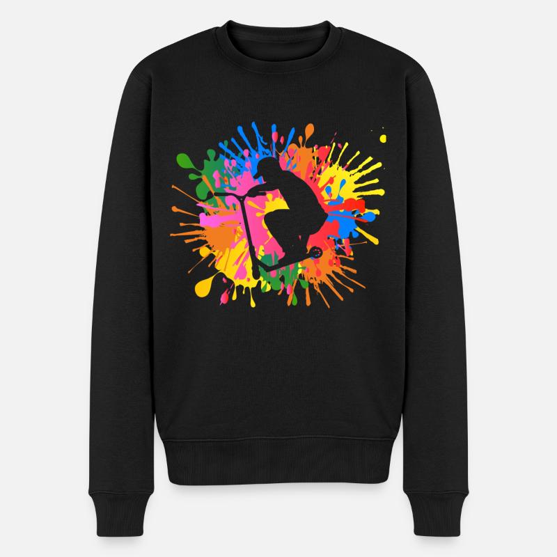 Cascade scooter - Pull Premium bio Homme - noir