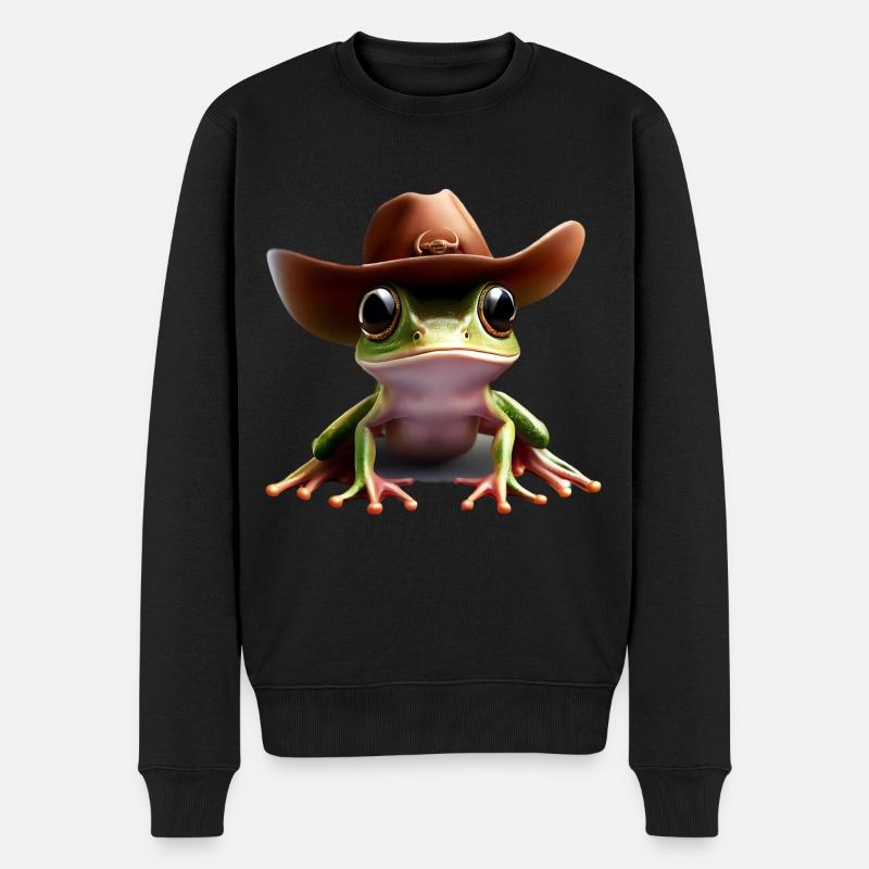 Cowboy Grenouille - Pull Premium bio Homme - noir