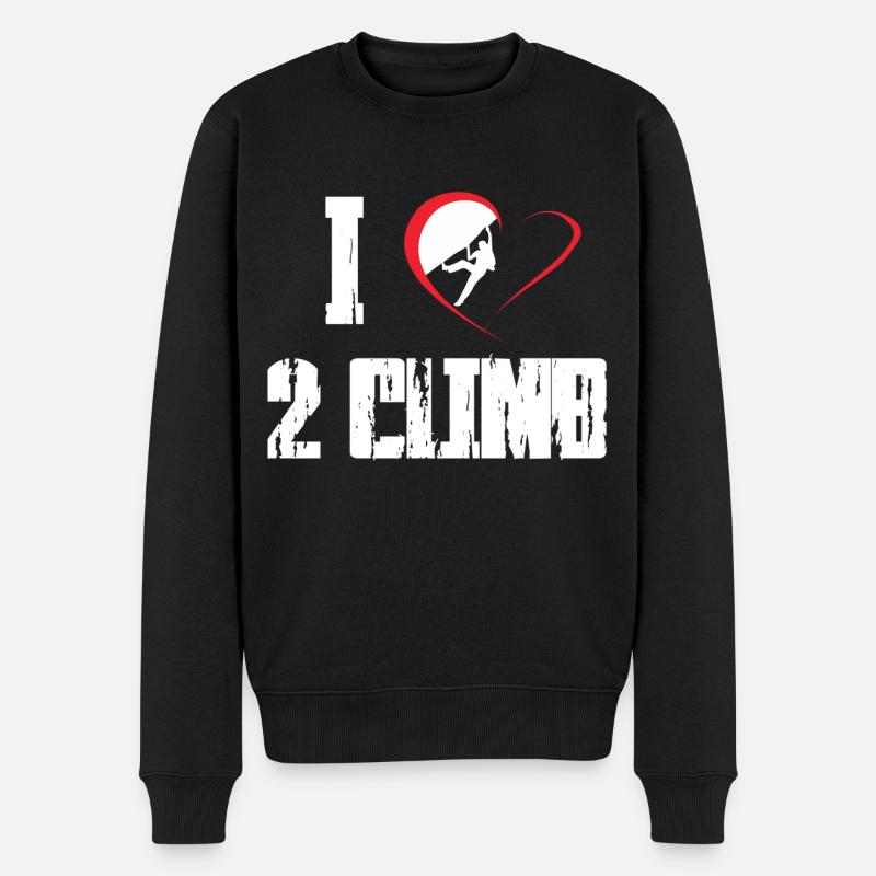 Escalade de la roche Freeclimbing - Pull Premium bio Homme - noir