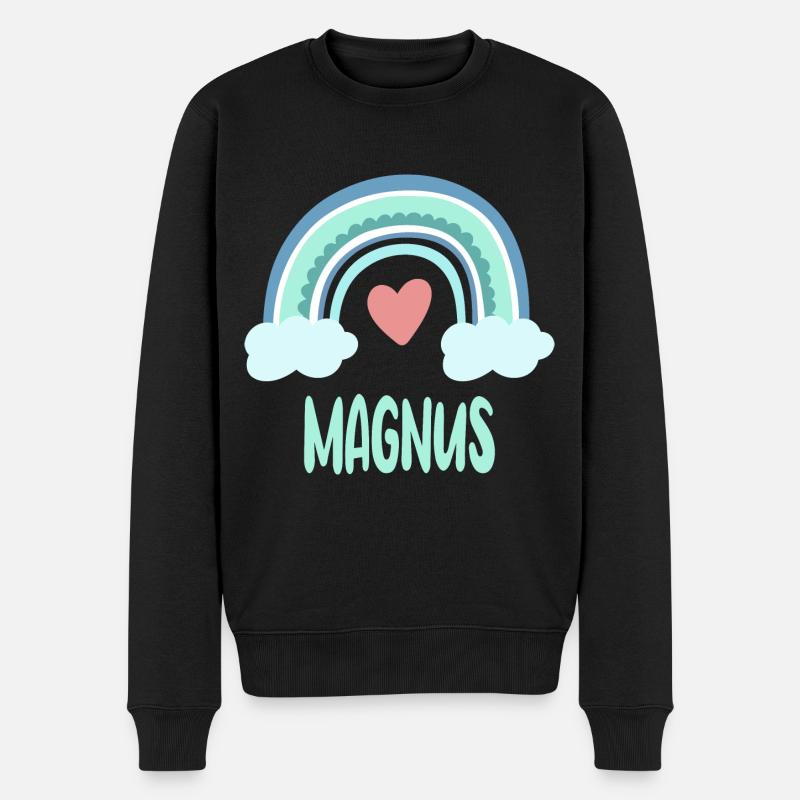 Magnus Nom Rainbow Baby - Pull Premium bio Homme - noir
