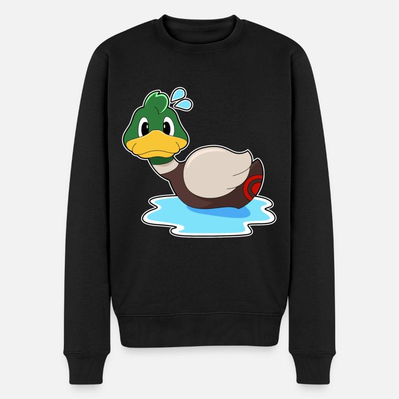Nage en canard - Pull Premium bio Homme - noir