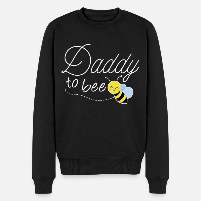 Papa à l'abeille - Pull Premium bio Homme - noir