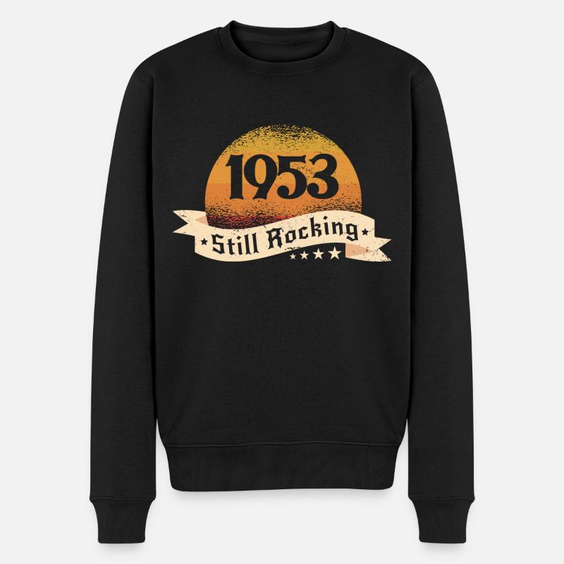 1953 - Männer Premium Bio Pullover - Schwarz