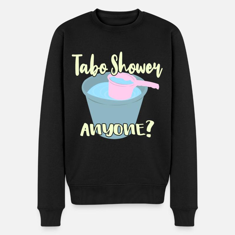 Tabo Shower Quelqu’un? - Pull Premium bio Homme - noir