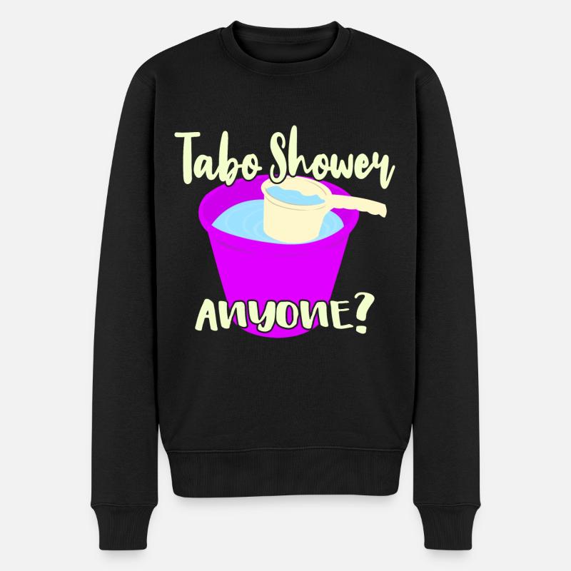 Tabo Shower Quelqu’un? - Pull Premium bio Homme - noir