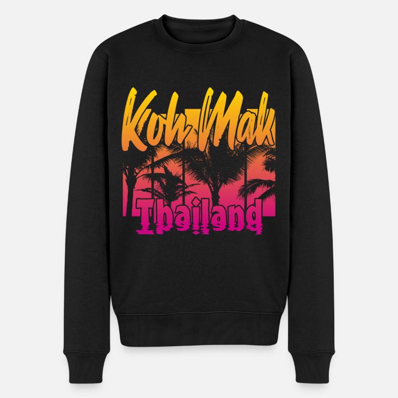 Koh Mak Thaïlande - Pull Premium bio Homme - noir