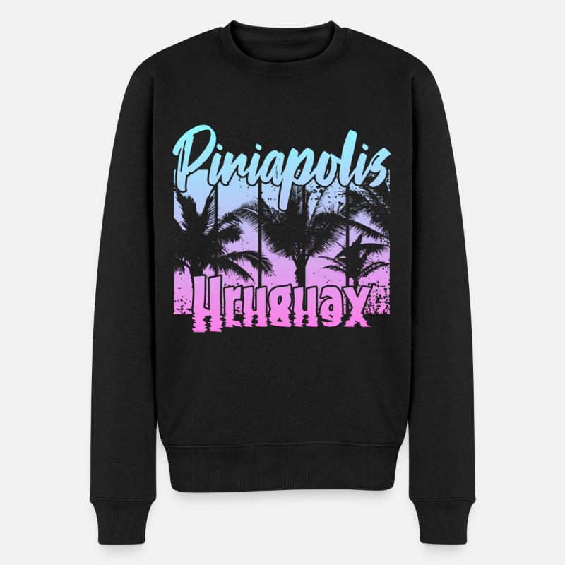 Piriápolis Uruguay - Männer Premium Bio Pullover - Schwarz