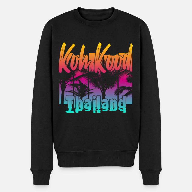 Koh Kood Thaïlande - Pull Premium bio Homme - noir