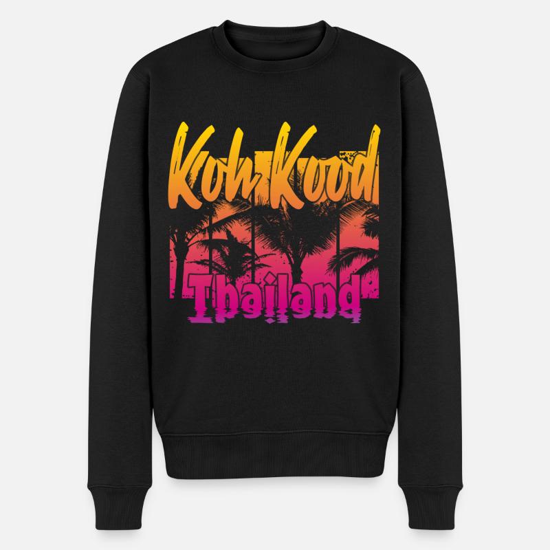 Koh Kood Thaïlande - Pull Premium bio Homme - noir