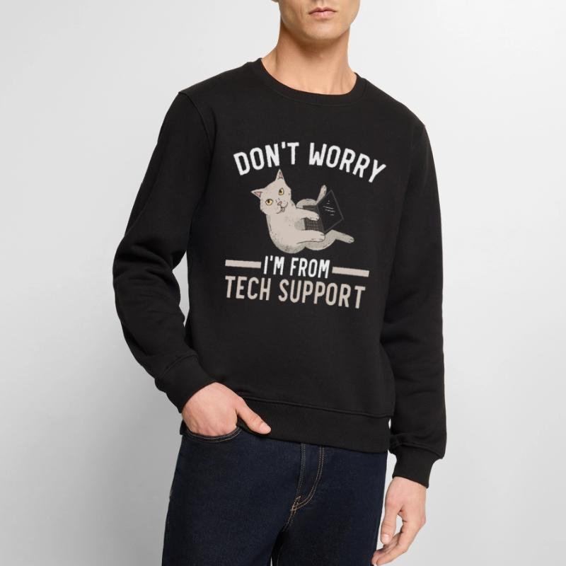 Don't Worry I'm From Tech Support Computer Männer Premium Bio Pullover