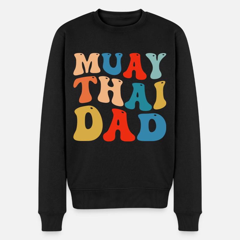 Papa Muay Thai - Pull Premium bio Homme - noir