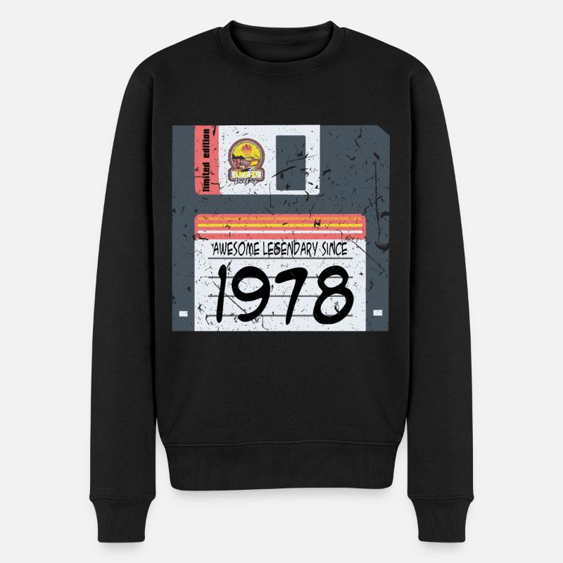 Nerd Anniversaire 1978 - Pull Premium bio Homme - noir