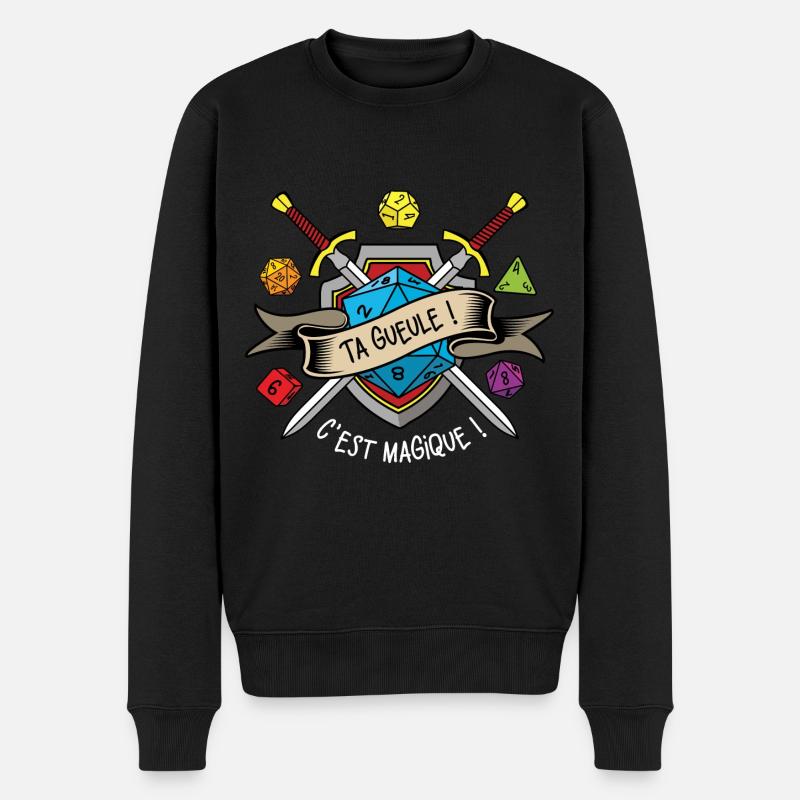 Ta gueule ! C'est magique ! - Pull Premium bio Homme - noir