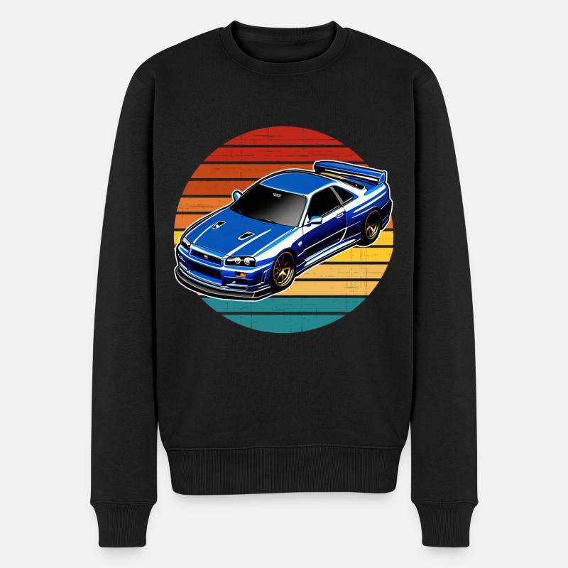 Jdm / Tuning / Turbocompresseur / Jantes / Chiptuning - Pull Premium bio Homme - noir