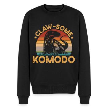 Propriétaire griffu du dragon de Komodo, faune, - Pull Premium bio Homme - noir - Devant - Nico (187cm)