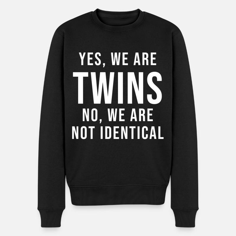 Jumeaux - Pull Premium bio Homme - noir