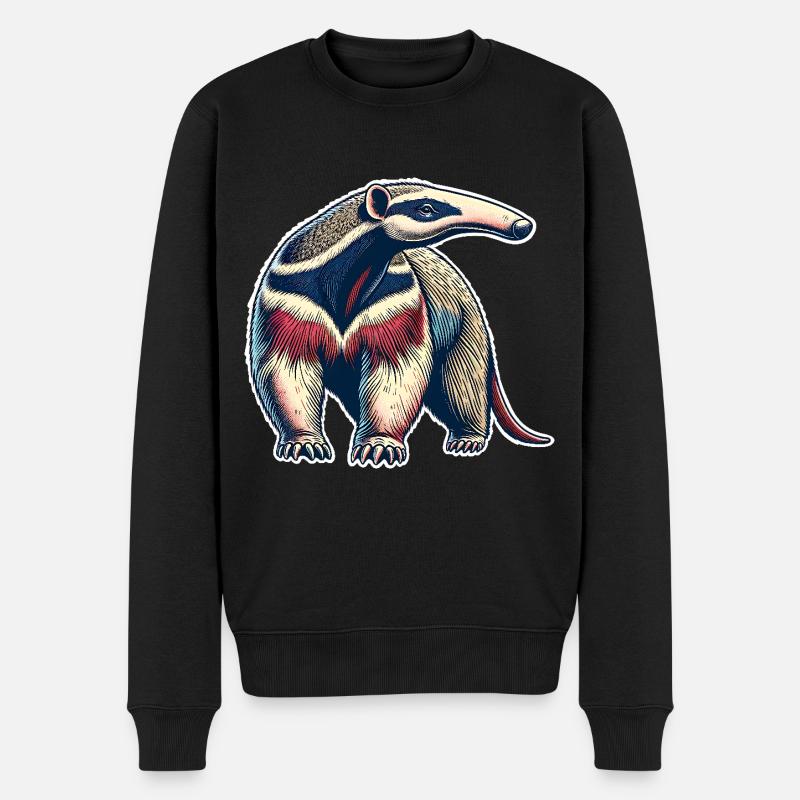 Fourmilier - Pull Premium bio Homme - noir