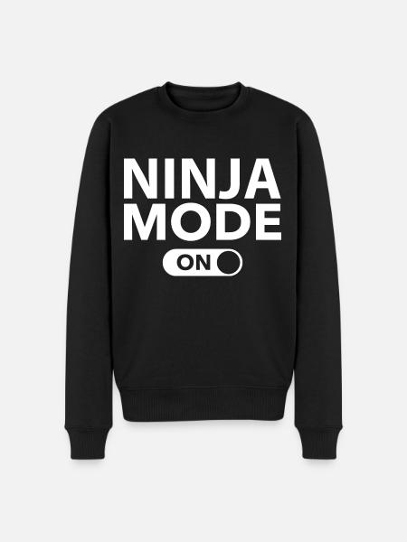 Mode Ninja activé - Pull Premium bio Homme - noir