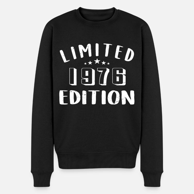 Anniversaire 1976 Edition Limitée 1976 - Pull Premium bio Homme - noir