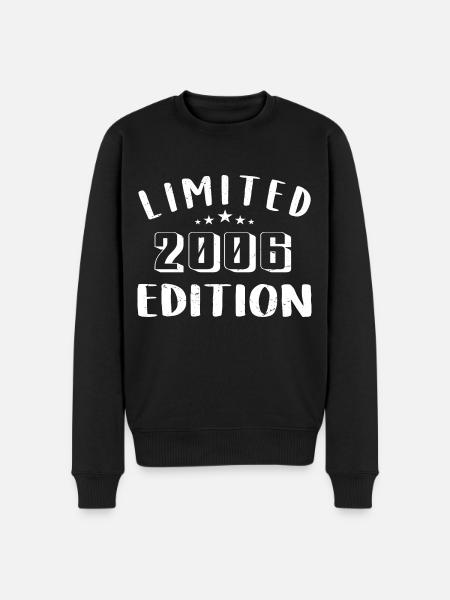 Birthday 2006 Limited Edition 2006 - Men's Premium Organic Jumper - black