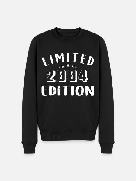 Birthday 2004 Limited Edition 2004 - Men's Premium Organic Jumper - black