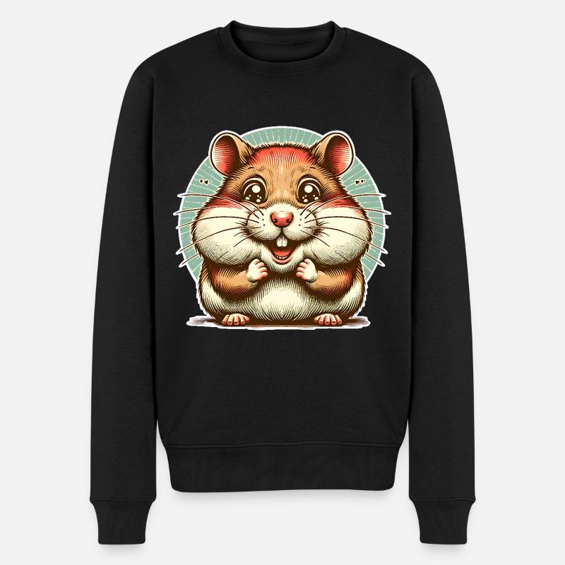 Hamster - Pull Premium bio Homme - noir