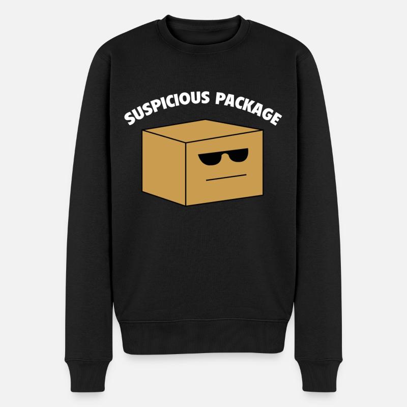 Colis suspect - Pull Premium bio Homme - noir