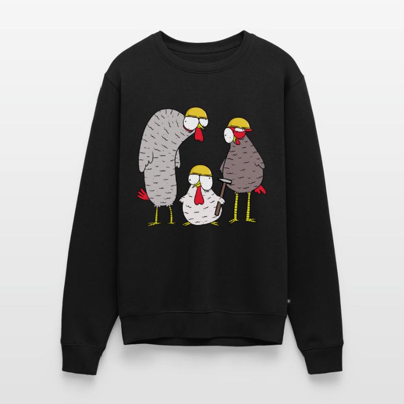 Construction Site Construction Client Deployment Team Hammer Men's Premium Organic Jumper
