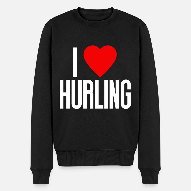 Hurling - Pull Premium bio Homme - noir