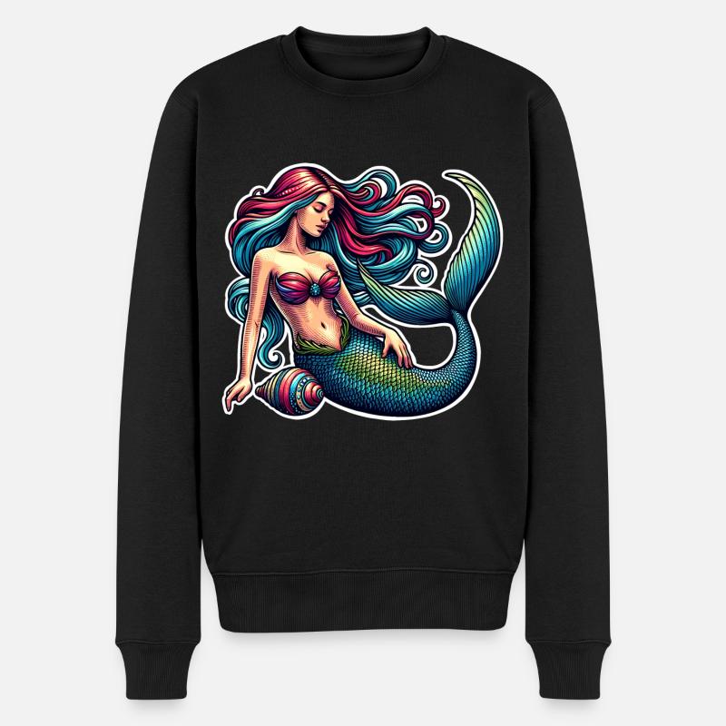 Sirène - Pull Premium bio Homme - noir