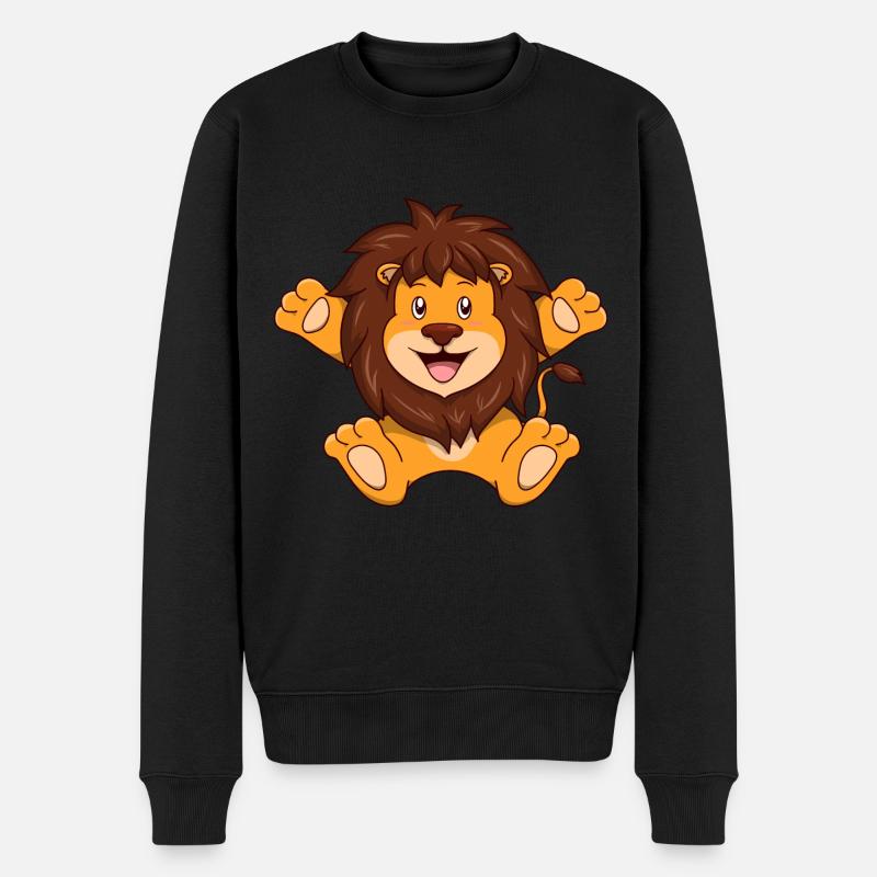 Doux Lion - Pull Premium bio Homme - noir