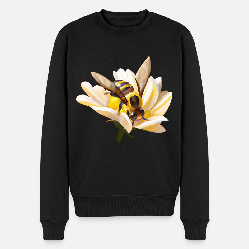 Abeille industrieuse - Pull Premium bio Homme - noir
