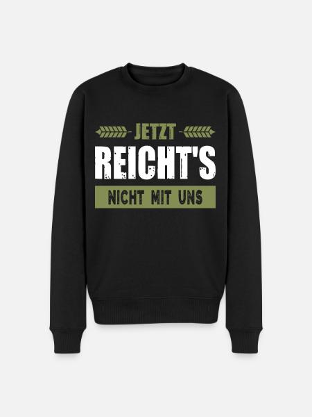 Bauernproteste 2024 Bauernprotest Bauerndemo Demo - Männer Premium Bio Pullover - Schwarz