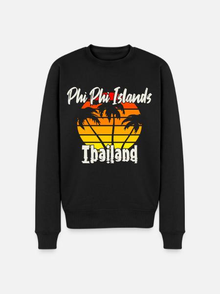 Phi Phi Islands Thailand - Men's Premium Organic Jumper - black