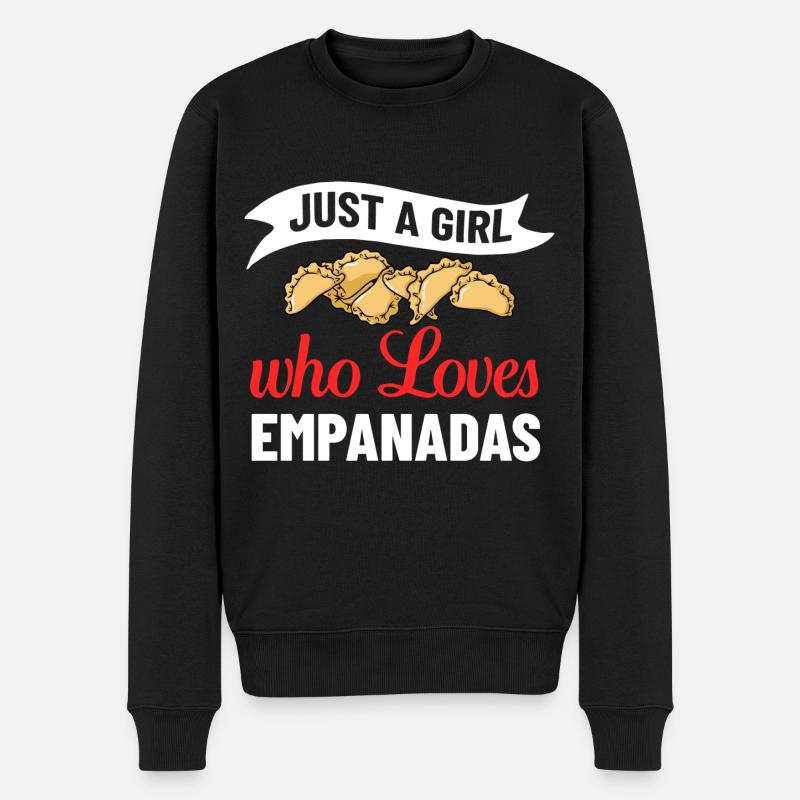 Empanada Argentina Dumpling Spain - Men's Premium Organic Jumper - black