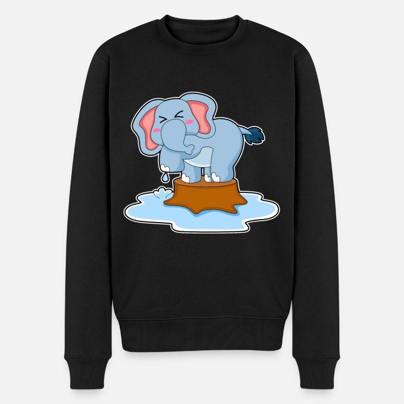 Eau d’éléphant - Pull Premium bio Homme - noir