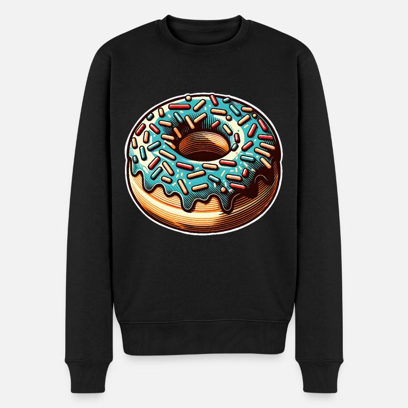 Beignet - Pull Premium bio Homme - noir