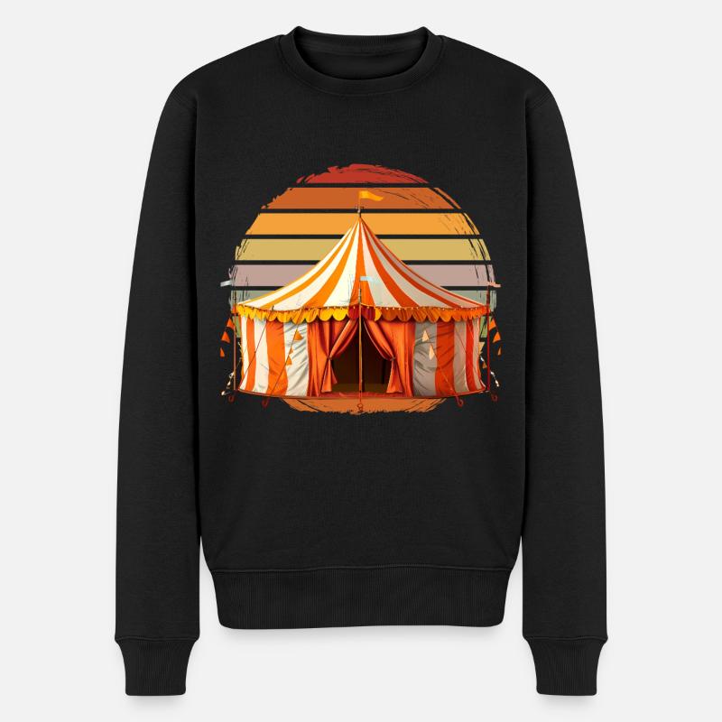 Zircus - Männer Premium Bio Pullover - Schwarz