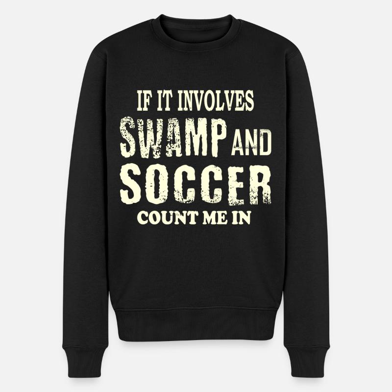 Soccer des marais - Pull Premium bio Homme - noir
