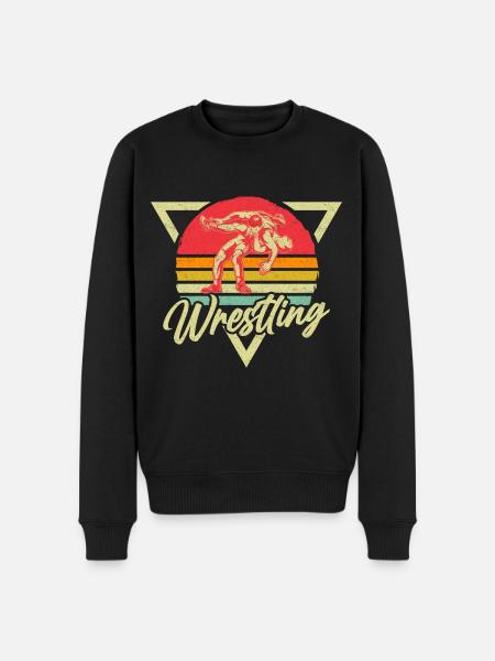 Wrestling - Men's Premium Organic Jumper - black
