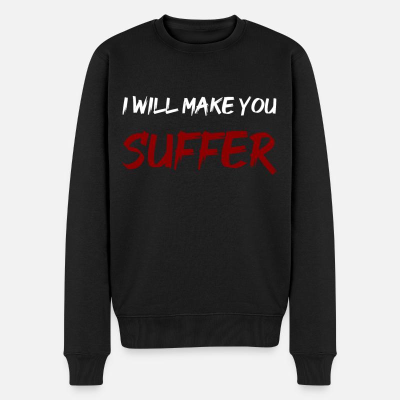 Te faire souffrir - Pull Premium bio Homme - noir