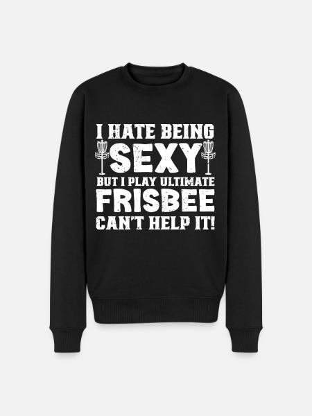 Disc Golf Player Frisbee Player - Men's Premium Organic Jumper - black