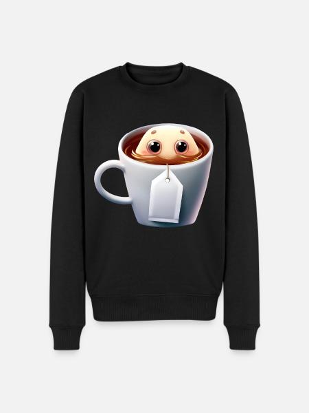 Gourmet tea bag - Men's Premium Organic Jumper - black
