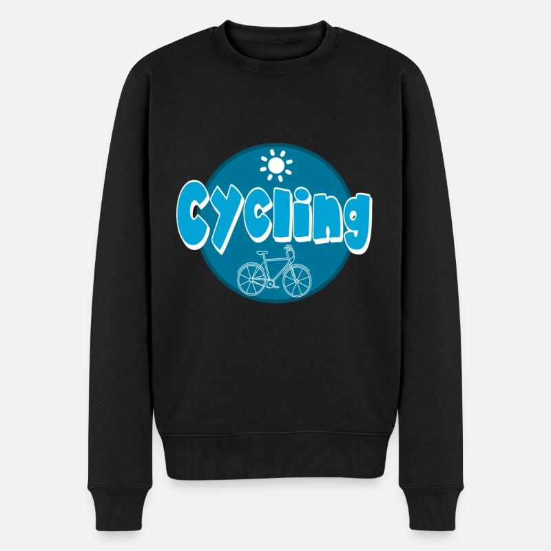 Vélo Cyclisme Cyclisme - Pull Premium bio Homme - noir