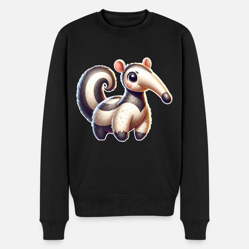 Fourmilier - Pull Premium bio Homme - noir