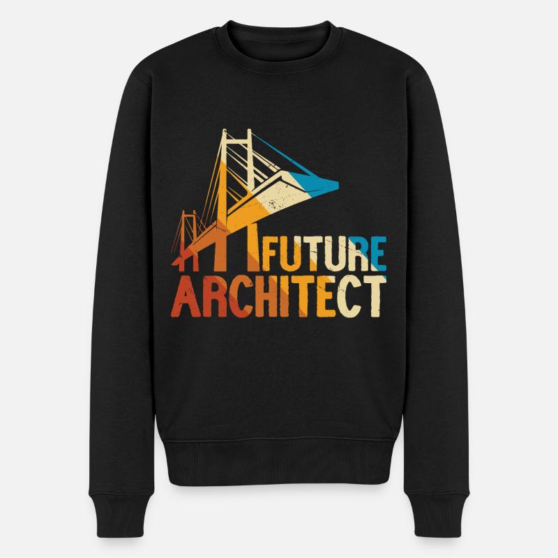 Architecte - Pull Premium bio Homme - noir