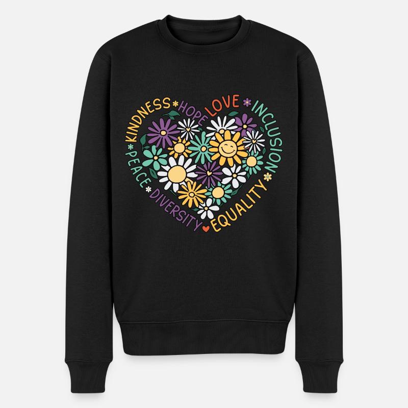 Autismus - Männer Premium Bio Pullover - Schwarz