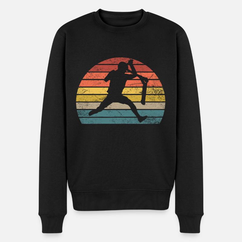 Scooter Stunt - Männer Premium Bio Pullover - Schwarz