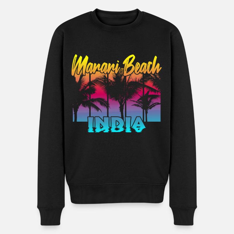 Marari Beach Inde - Pull Premium bio Homme - noir