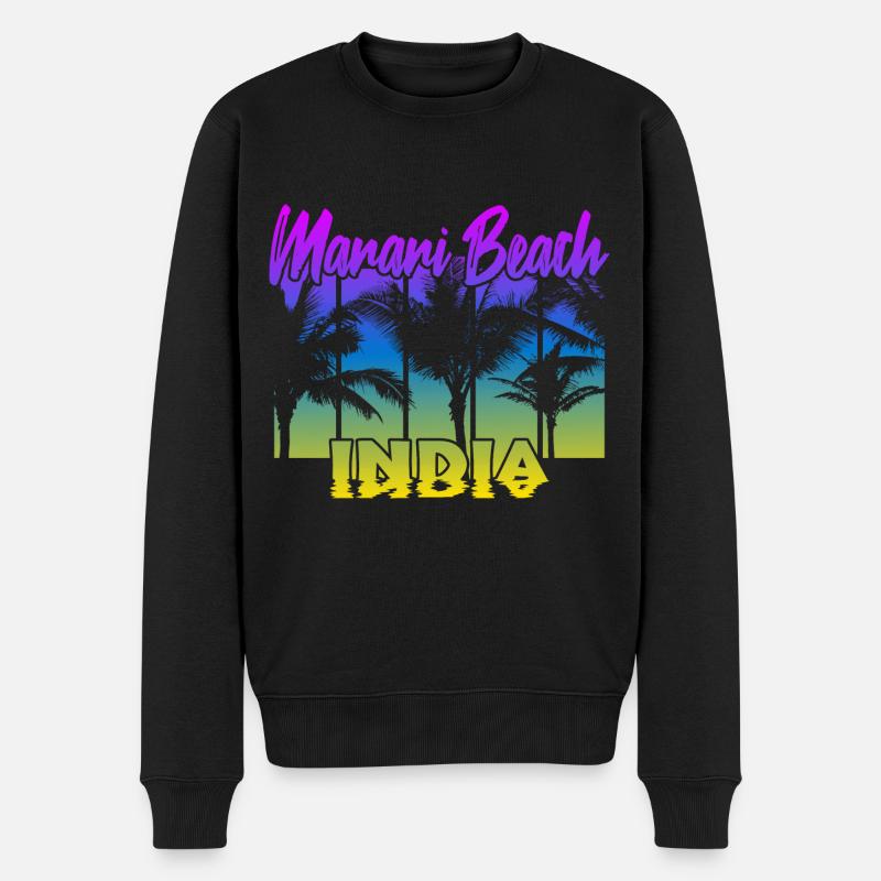 Marari Beach Inde - Pull Premium bio Homme - noir